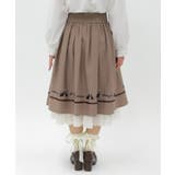 ネコ×楽譜刺繍スカート | axes femme | 詳細画像3 