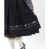 ネコ×楽譜刺繍スカート | axes femme | 詳細画像4 