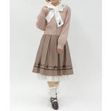 ネコ×楽譜刺繍スカート | axes femme | 詳細画像7 