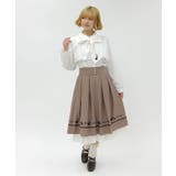 ネコ×楽譜刺繍スカート | axes femme | 詳細画像8 