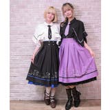 スパークル刺繍配色スカート | axes femme | 詳細画像9 