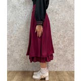 刺繍入りベルト装飾スカート | axes femme | 詳細画像2