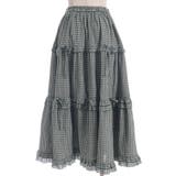 リボン付ロングティアードスカート | axes femme | 詳細画像11 