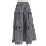 リボン付ロングティアードスカート | axes femme | 詳細画像19 