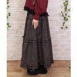 リボン付ロングティアードスカート | axes femme | 詳細画像3 