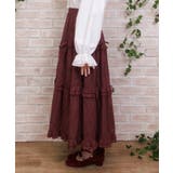 リボン付ロングティアードスカート | axes femme | 詳細画像6 