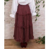 リボン付ロングティアードスカート | axes femme | 詳細画像7 