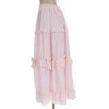 シアーギンガムティアードスカート | axes femme | 詳細画像14 