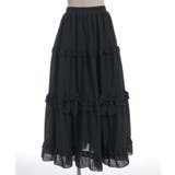 シアーギンガムティアードスカート | axes femme | 詳細画像18 