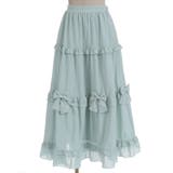 シアーギンガムティアードスカート | axes femme | 詳細画像24 