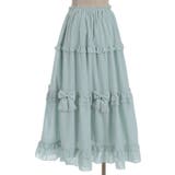 シアーギンガムティアードスカート | axes femme | 詳細画像26 