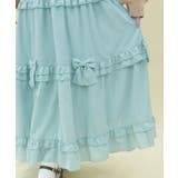 シアーギンガムティアードスカート | axes femme | 詳細画像6 