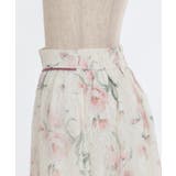 フラワー柄レーシーロングスカート | axes femme | 詳細画像10