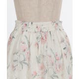 フラワー柄レーシーロングスカート | axes femme | 詳細画像11