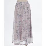 フラワー柄レーシーロングスカート | axes femme | 詳細画像24