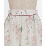 フラワー柄レーシーロングスカート | axes femme | 詳細画像9