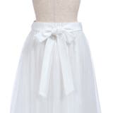 チュール×レースロングスカート | axes femme | 詳細画像14