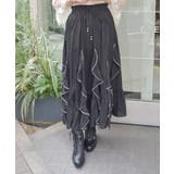 シフォン×ラッフルフリルスカート | axes femme | 詳細画像11
