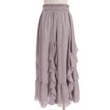 シフォン×ラッフルフリルスカート | axes femme | 詳細画像21