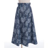 ジップ付ブーケデニムスカート | axes femme | 詳細画像10