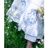 リボン×ブーケ刺繍スカート | axes femme | 詳細画像5