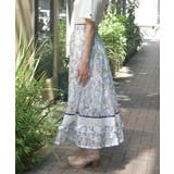 フラワープリントスカート | axes femme | 詳細画像2 