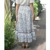 フラワープリントスカート | axes femme | 詳細画像3 