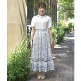 フラワープリントスカート | axes femme | 詳細画像4 