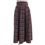 起毛チェック柄ロングスカート | axes femme | 詳細画像13 