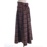 起毛チェック柄ロングスカート | axes femme | 詳細画像14 