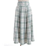 起毛チェック柄ロングスカート | axes femme | 詳細画像18 