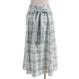 起毛チェック柄ロングスカート | axes femme | 詳細画像20 