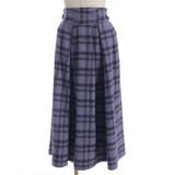 起毛チェック柄ロングスカート | axes femme | 詳細画像26 