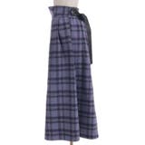 起毛チェック柄ロングスカート | axes femme | 詳細画像27 