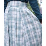 起毛チェック柄ロングスカート | axes femme | 詳細画像7 