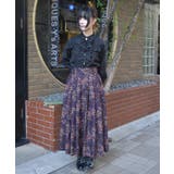 フローラルプリントスカート | axes femme | 詳細画像5