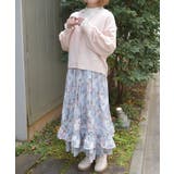 チェック×フラワー柄スカート | axes femme | 詳細画像7