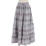 チェックティアードスカート | axes femme | 詳細画像6 