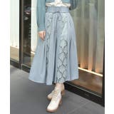 レースアップ×ジャガードスカート | axes femme | 詳細画像1 