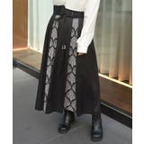 レースアップ×ジャガードスカート | axes femme | 詳細画像9 