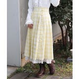 プチフリルチェック柄スカート | axes femme | 詳細画像1 