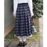 プチフリルチェック柄スカート | axes femme | 詳細画像3 