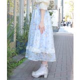 レース×ブーケスカート | axes femme | 詳細画像2