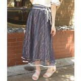 紺 | スパンコールマリンスカート | axes femme