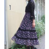 ミニローズプリントスカート | axes femme | 詳細画像6 