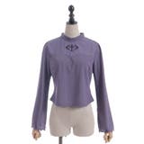 クロス刺繍ラメカットトップス | axes femme | 詳細画像14 