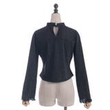 クロス刺繍ラメカットトップス | axes femme | 詳細画像24 