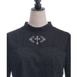 クロス刺繍ラメカットトップス | axes femme | 詳細画像25 