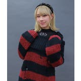 クロス刺繍ラメカットトップス | axes femme | 詳細画像5 