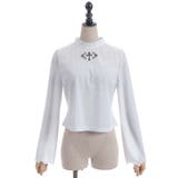 クロス刺繍ラメカットトップス | axes femme | 詳細画像7 